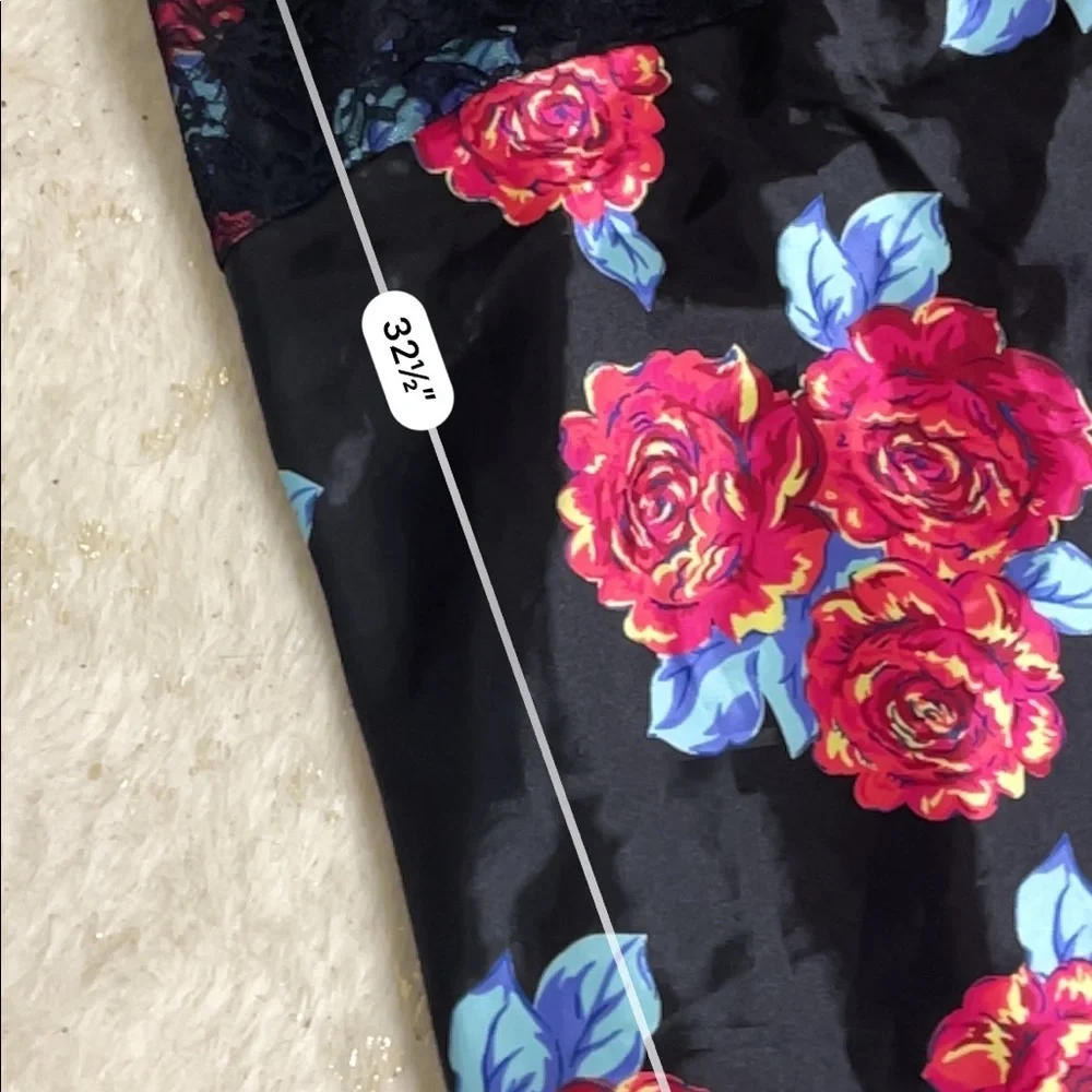 Victoria’s Secret sexy little things floral satin slip dress - Picture 6 of 6